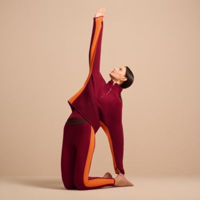 Yoga tank top - Grey | Hermès USA